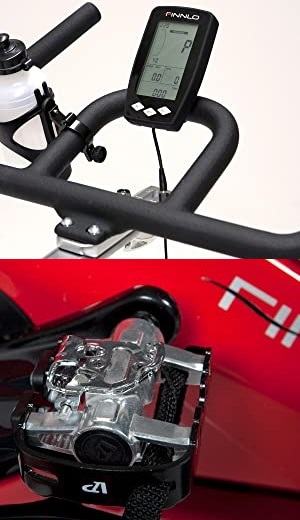 Finnlo Speedbike CRT Lenker, Display und Pedale Finnlo Speedbike CRT - Display und Pedale